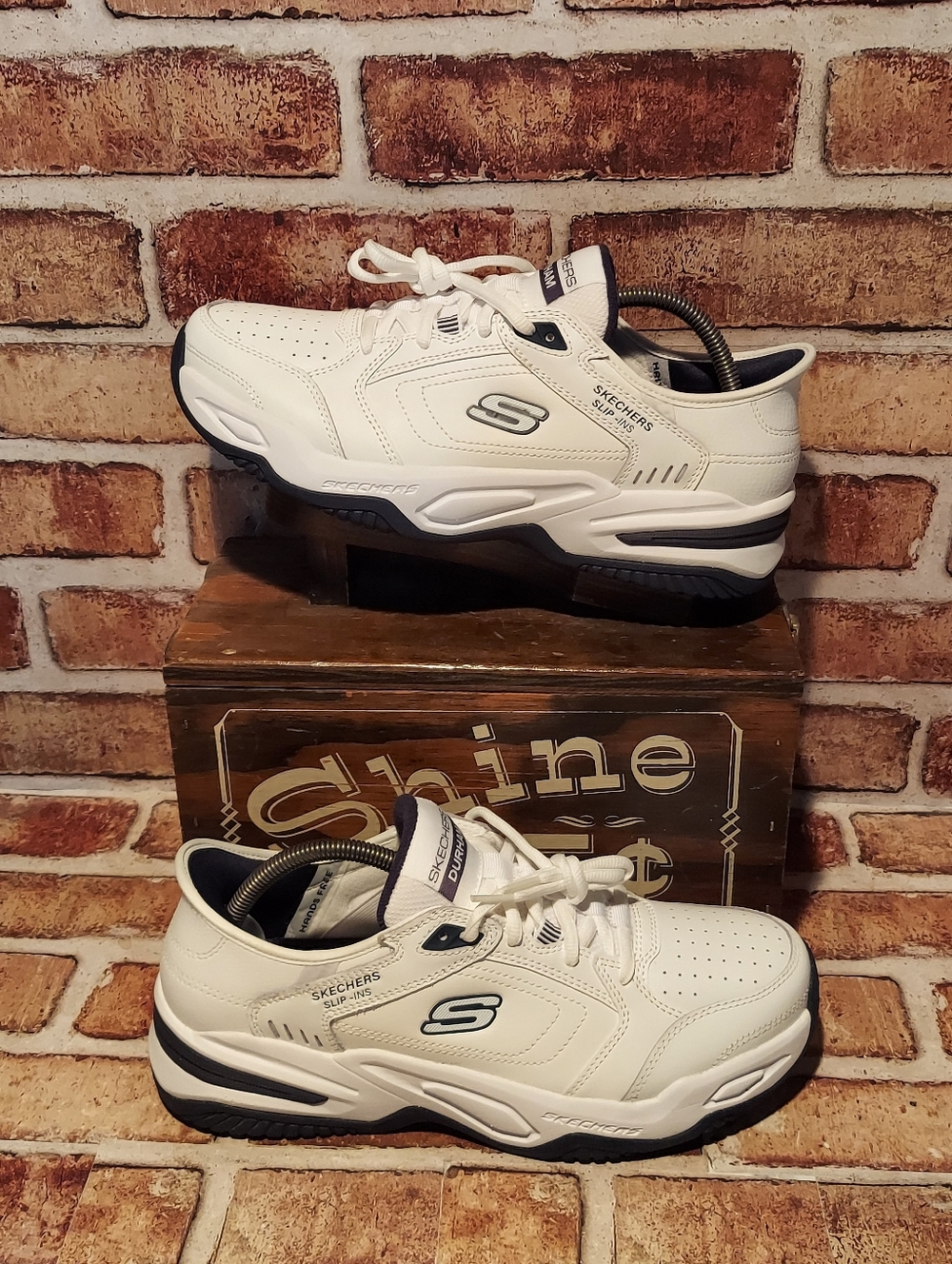 Pre-owned 2024 Skechers Durham Relaxed Fit Slip Ins